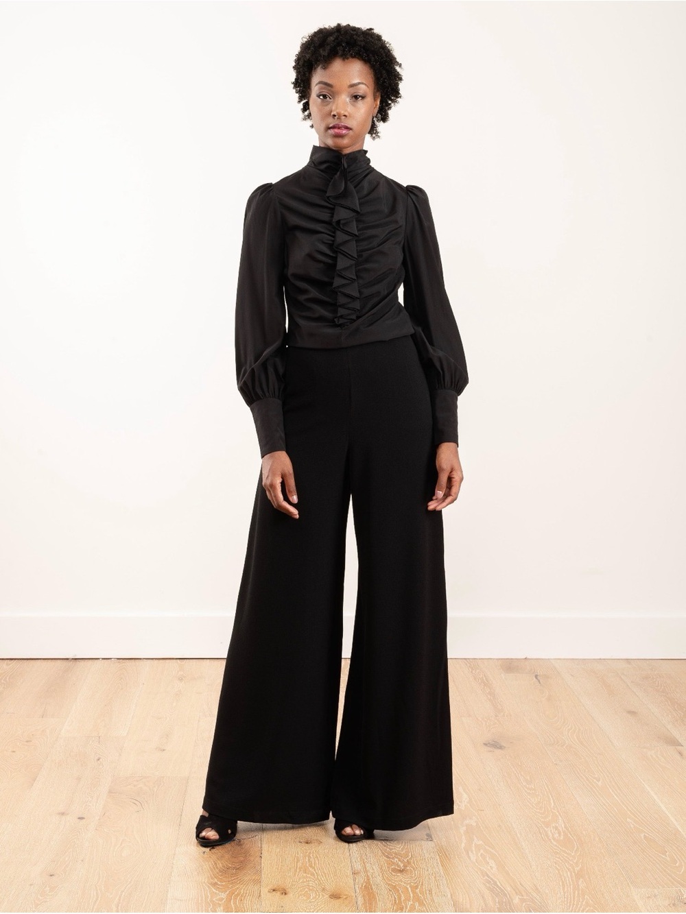Zimmermann timeless Black Wide-Leg Pants